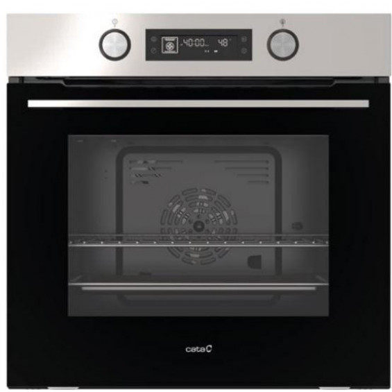 Horno multifunción Cata MDS 8211 X Air Fryer, 73 litros, 12 funciones, Vapor Pro, AirFry, AquaSmart, guía telescópica, 3 cristales, clase A, inox