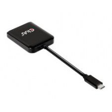 Adaptador Club 3d Usb-c/m A 2x Dp/h Negro