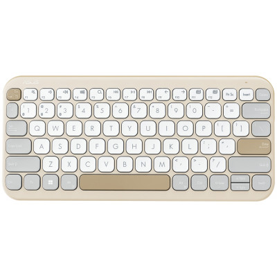 TECLADO ASUS KW100 INALAMBRICO QWERTY BEIGE