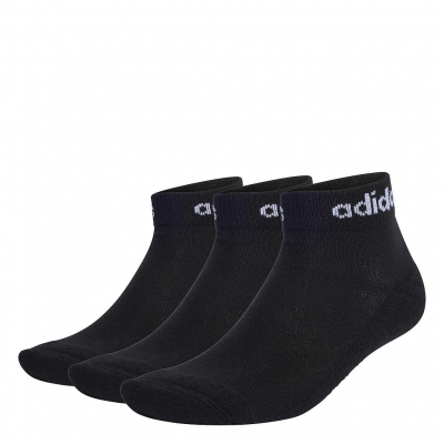Calcetin ADIDAS T LIN ANKLE 3P IC1305 Negro