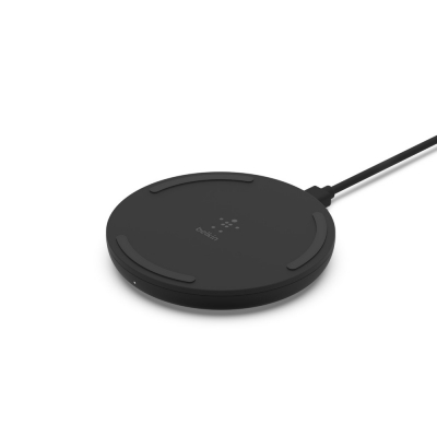 Boost Charge Smartphone Negro Corriente alterna Cargador inalámbrico Carga rápida Interior