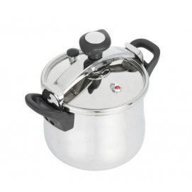 Olla a presión rápida Jata OPC6, ABOMBADA, 6 litros, inox