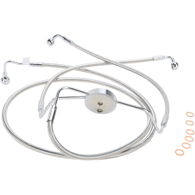 Designer Series DOT Front Lower Brake Line Kit MAGNUM 57010