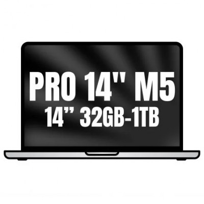 Apple Macbook Pro 14/ M5 10-Core CPU/ 32GB/ 1TB SSD/ 10-Core GPU/ Plata