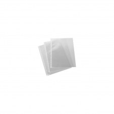 Fundas plastico multitaladro Folio Premium 80 micras c/100