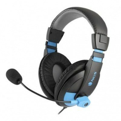 Auriculares NGS MSX9 Pro/ con Micrófono/ Jack 3.5/ Azules