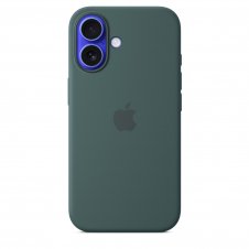 Apple Funda de silicona con MagSafe para el iPhone 16 - Verde lago