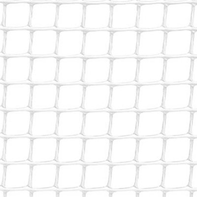 Rollo de malla ligera cadrinet color blanco 1 x 5 m cuadro: 5 x 5 m