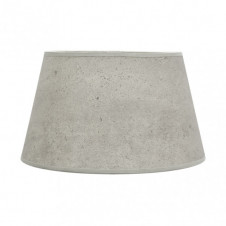 Pantalla Salma E27 Cemento Gris 45dx35dx30h Conica Abierta