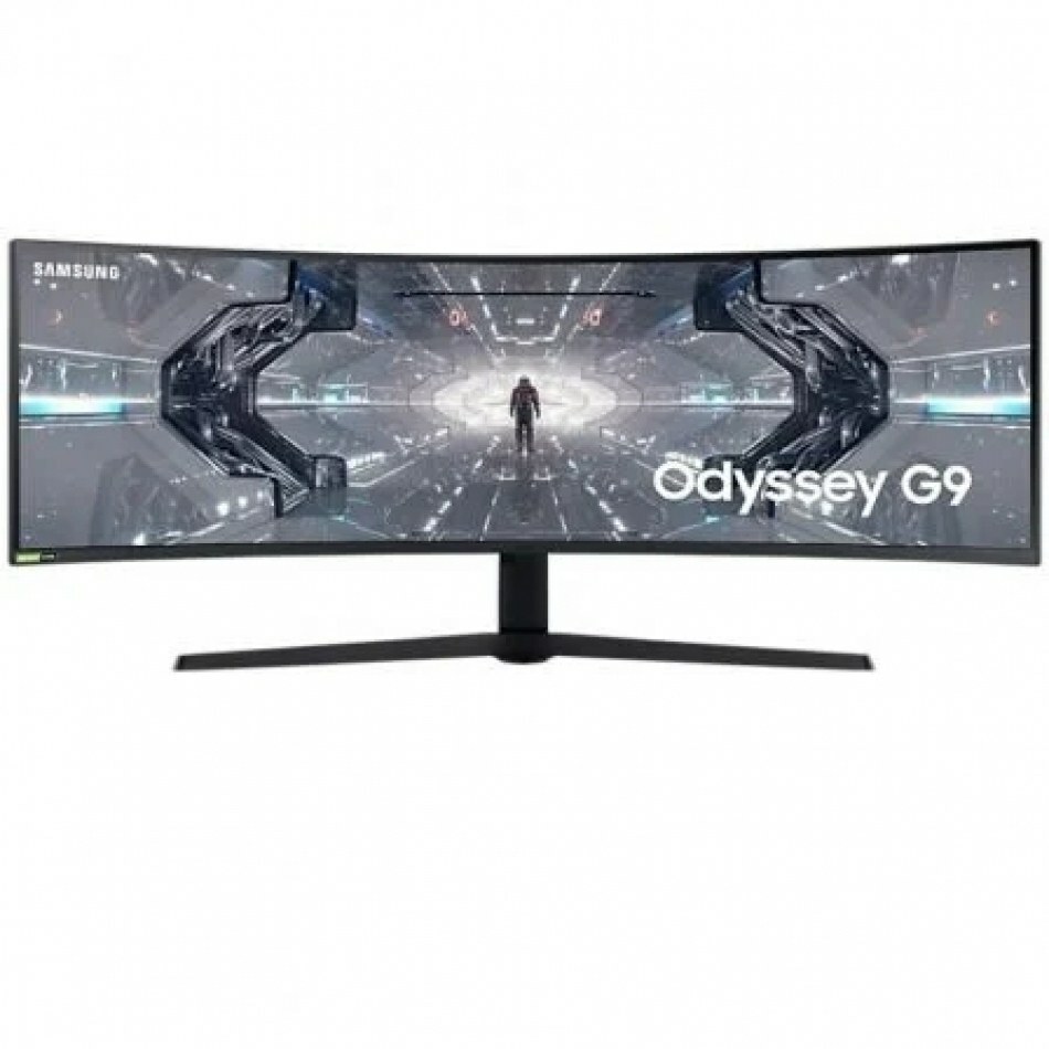 Monitor Gaming Ultrapanorámico Curvo Samsung Odyssey G9 G95TSSP 49/ Dual QHD/ 1ms/ 240Hz/ VA/ Blanco y Negro