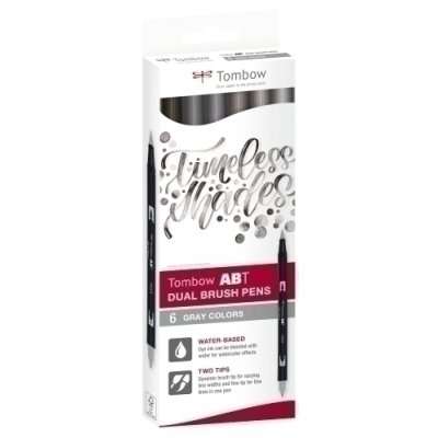 ROTULADOR TOMBOW DOBLE PUNTA PINC. EST 6