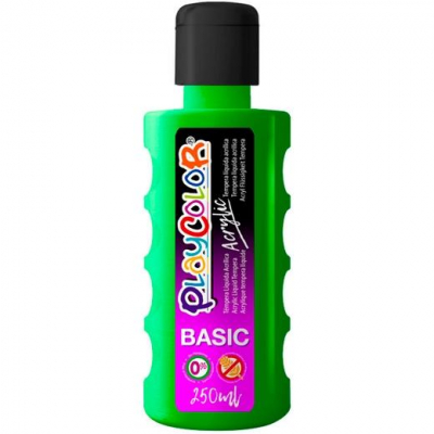 BOTE PINTURA PLAYCOLOR ACRYLIC 250ML VE OSCURO