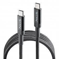 NGS KNOT 100W-2 cable USB USB 2.0 2 m USB C Negro