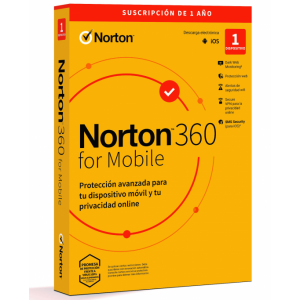 Antivirus Norton MOBILE ES, 1 usuario, 1 dispositivo, 12 meses