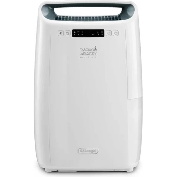 Deshumidificador De'Longhi DEXD216RF, 16 litros/día, 40 dB, drenaje continuo, blanco