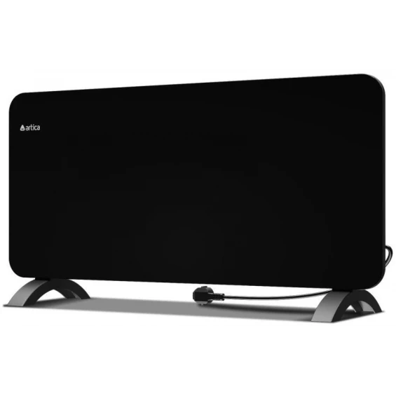 Placa radiante Artica APRCRIS1500, 1.500 W, display LED, temporizador, termostato, cristal negro - imagen 2