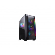 COUGAR Gaming CGR-5VM6B-MESH-G-RGB carcasa de ordenador Midi Tower Negro, Transparente