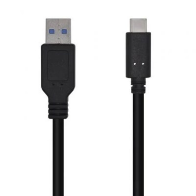 AISENS CABLE USB 3.1 GEN 2 10 GBPS 3 A. TIPO CM-AM. NEGRO. 0.5M