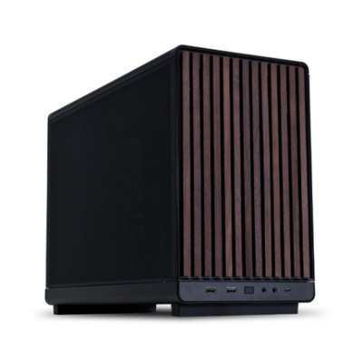 Caja ordenador lian li x dan a3 mini atx madera negra