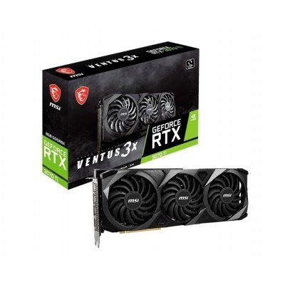 Tarjeta grafica vga msi rtx 3070 ti ventus 3x lhr 8gb gddr6x
