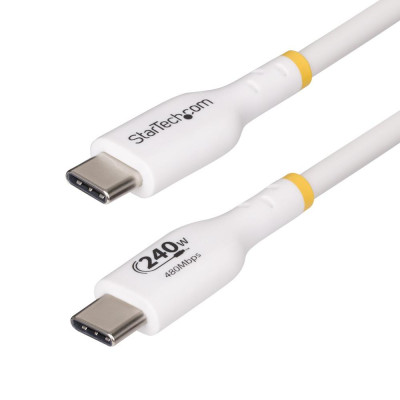 Cable usb tipo c startech 2m - macho - macho - blanco