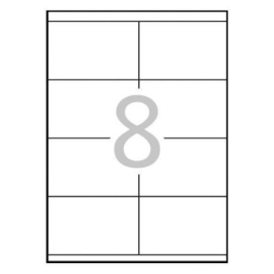 Apli Etiquetas - Permanentes - 70 x 37 mm - Inkjet, laser, fotocopiadora - Color blanco - Pack 12000 etiquetas