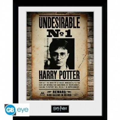 Poster enmarcado gb eye harry potter - indeseable nº1