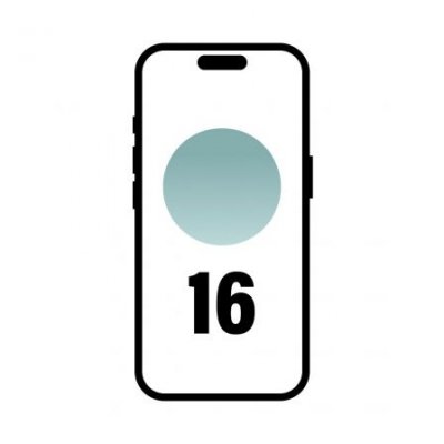 Smartphone Apple iPhone 16 512GB/ 6.1/ 5G/ Verde Azulado