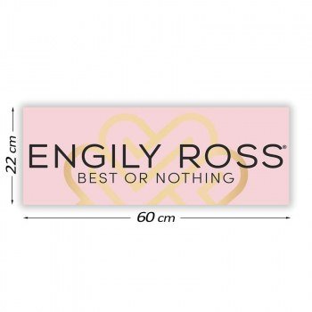 Cartel Promocional Engily Ross 60 cm x 22 cm