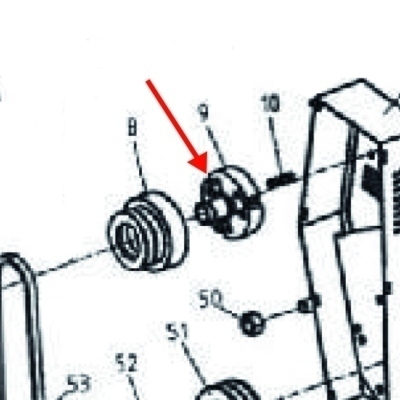 Recambio ART embrague para cortacesped de ATV MFP120.00.017