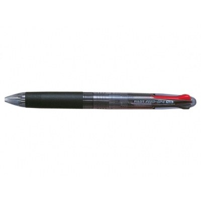 Pilot Boligrafo de Bola Retractil Feed GP4 Begreen - Punta Redonda 1mm - Trazo 0.27mm - 78.2% de Plastico Reciclado - Recargable - Grip Ergonomico - 4 Colores