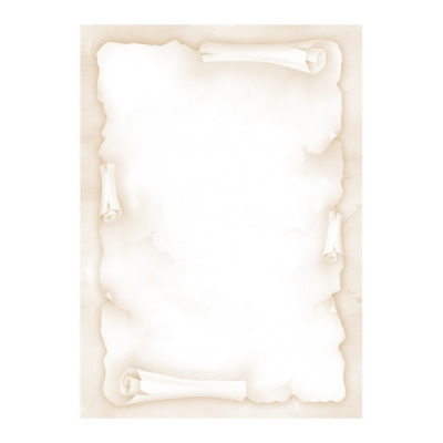 Apli Pack de 20 Hojas de Papel Tematico Pergamino - 90gr - Impresion a Color - Ideal para Invitaciones y Manualidades - Compatible con Impresoras Inkjet, Laser y Fotocopiadoras