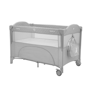 Cuna de viaje 2 niveles Milky Way Gris 2023