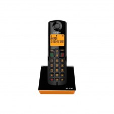 Alcatel S280 SOLO ORANGE Teléfono DECT Identificador de llamadas Negro, Naranja