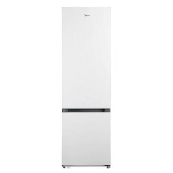 Frigorífico combi Midea MDRB509FGE01, 201 x 59.5 x 57 cm, Total No Frost, clase E, 248 kWh/año, 35 dB, 360 litros, Fresh Zone, blanco