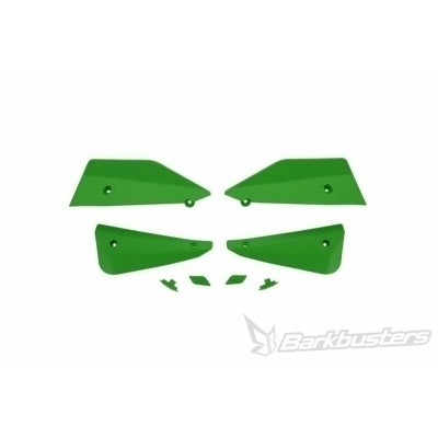 Kit de deflectores y conectores Barkbusters SABRE Color verde B-084-GR