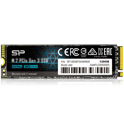 SP P34A60 128GB SSD M.2 PCIe Gen3x4 Nvme