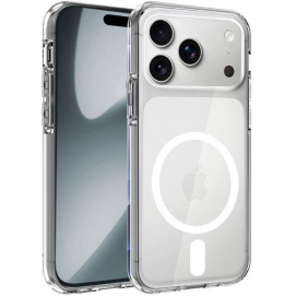 Funda iPhone 17 Pro, magnética transparente