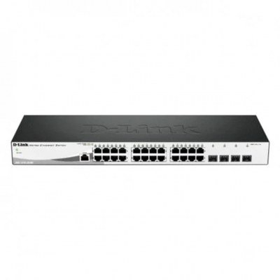 Switch d - link 28 puertos gestionable 24 puertos gigabit ethernet 10 - 100 - 1000 4 puertos sfp