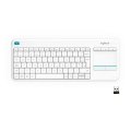 Teclado Logitech Wireless K400 White Plus Touch Pad Us Int'l P/n:920-007146