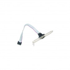 TARJETA CABEZAL BRACKET DB9 PUERTO SERIE DE 10PIN 0.25METROS CCDB9RECEPTACLE