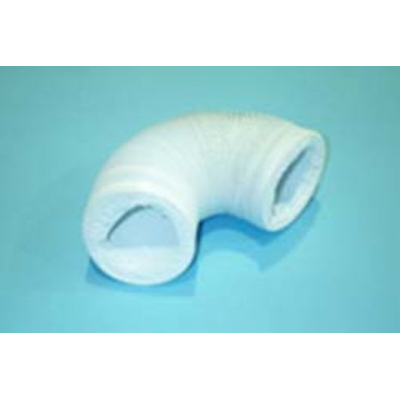 Tubo de Salida Vapores Secadora, codo