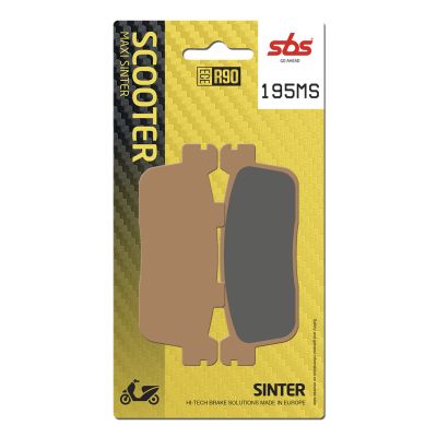 MS Scooter Maxi Sintered Brake Pads SBS 195MS