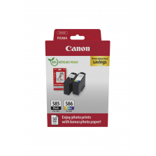 Canon PG-585/CL-586 PVP cartucho de tinta 2 pieza(s) Original Negro, Cian, Magenta, Amarillo