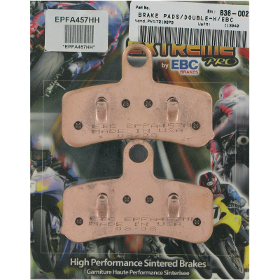 Pastillas de freno metal sinterizado Harley/Buell EBC EPFA457HH