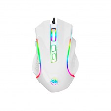 Redragon M607W Griffin Ratón Gaming USB Blanco RGB hasta 7200dpi