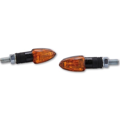 SHIN YO Lizzard Halogen Indicators carbon look yellow glass 12V/6W 204-257