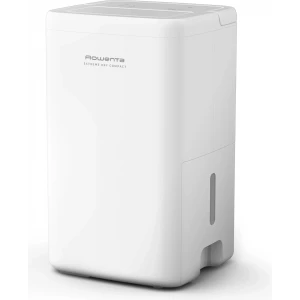 Deshumidificador Rowenta DH5250F0, 14 litros/día, depósito 3 litros, 42,5 dB, secado de ropa, para 38, blanco