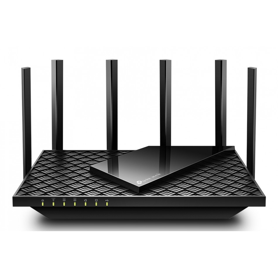 TP-Link - Archer AXE75 router inalámbrico Gigabit Ethernet Tribanda (2.4 GHz / 5 GHz / 6 GHz) Negro