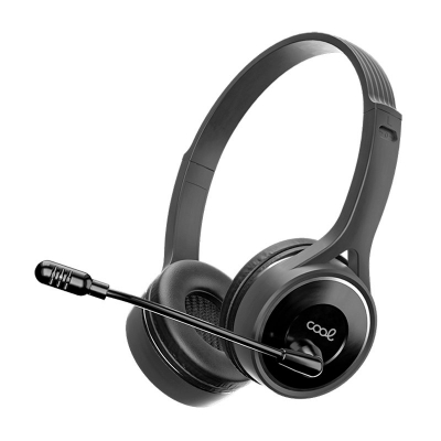 COOL Office Auriculares Inalámbrico y alámbrico Diadema Oficina/Centro de llamadas Bluetooth Negro
